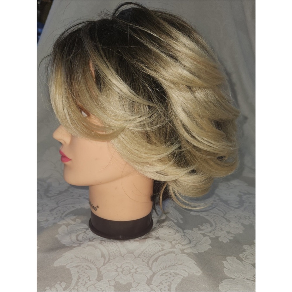 Women's Motown Tress Wig Blonde & Brown One Size